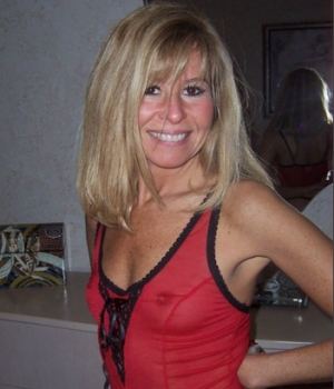 Skinny Blonde Mom In See Thru Lingerie